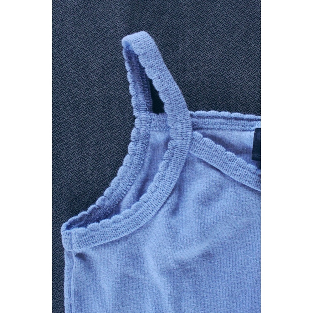 Baby blue cropped Halter top - Picture 2 of 2